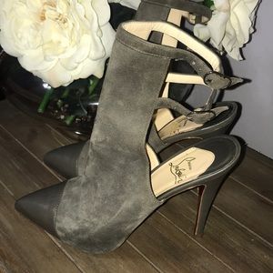 Christian Louboutin heels open back size 36.5